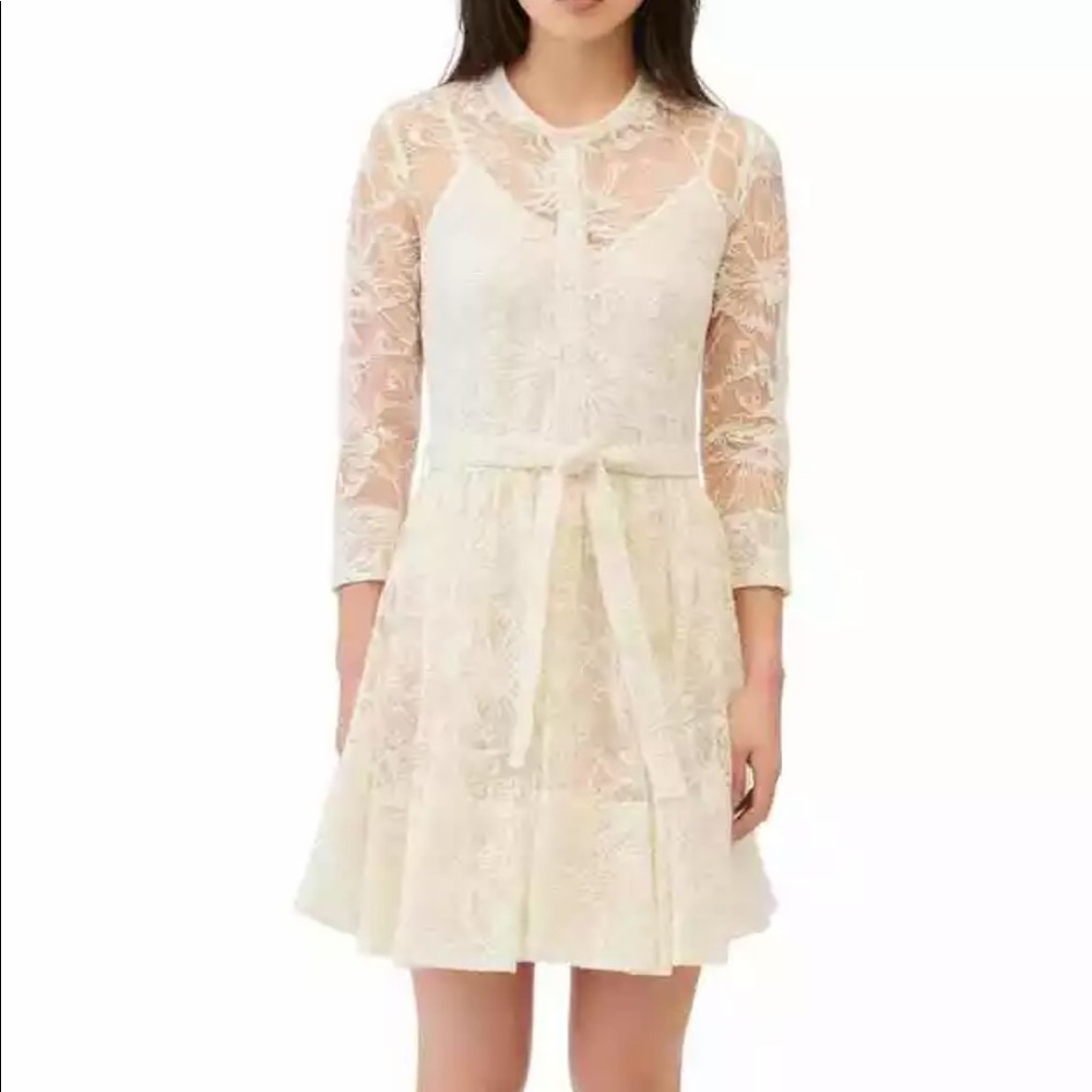 Maje Ecru Ivory lace dress! New with tags! Size 40 - Bridal
